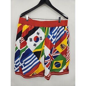 New Cashmere Sound Flag Basketball Shorts Mens XL Drawstring Waist